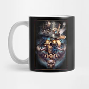 steampunk skull Mug